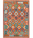 Handgewebter Afghanischer Kelim Teppich – 296x205 cm – Tribal Diamant Muster