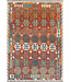 Handgewebter Afghanischer Kelim Teppich – 295x205 cm – Buntes Tribal X-Muster Handgewebter Afghanischer Kelim Teppich – 295x205 cm – Buntes Tribal X-Muster