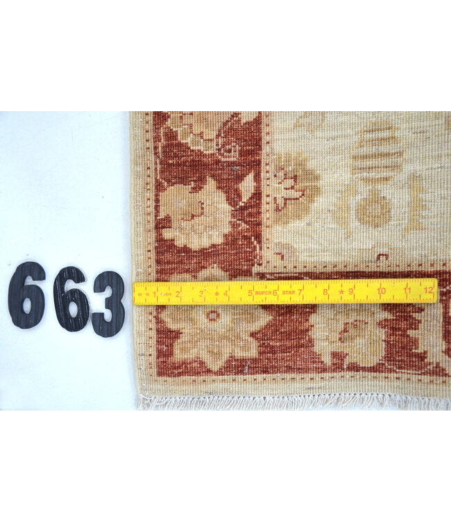 Beige-Red Ziegler Rug – 112 x 74 cm