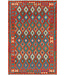 Handwoven Afghan Kilim Rug – 300x195 cm – Multicolour Geometric Tribal Design