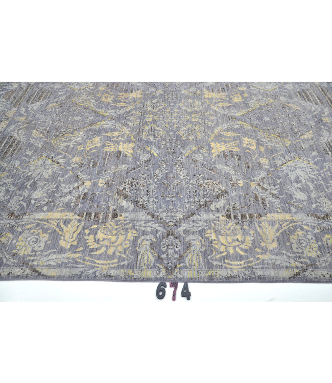 Grey-Beige Ziegler 307 x 241 cm – Hand-Knotted Wool Rug