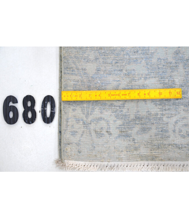 Vintage Ziegler, Blue and Gray, 304 x 197 cm – Hand-Knotted Wool Rug with Classic Pattern