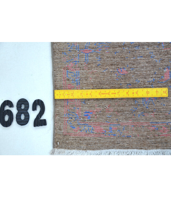 Modern Gabbeh, Gray with Pink and Blue, 280 x 195 cm – Hand-Knotted Wool Rug with Floral Pattern