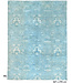 Vintage, Blue and White, 367 x 270 cm – Hand-Knotted Wool Rug with Classic Pattern