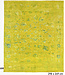 Vintage, Yellow and Blue, 298 x 249 cm – Hand-Knotted Wool Rug with Floral Motifs