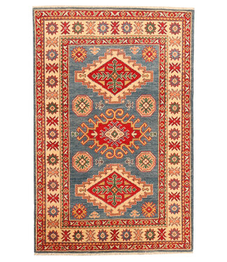 Kelimshop 154x100cm Handgeknüpfter Woll Kazak Teppich – Authentischer Orientalischer Teppich, Traditionelles Tribal Design, Hochwertiger Handgefertigter Wollteppich Kelimshop 154x100cm Handgeknüpfter Woll Kazak Teppich – Authentischer Orientalischer Teppich, Traditionelles Tribal Design, Hochwertiger Handgefertigter Wollteppich