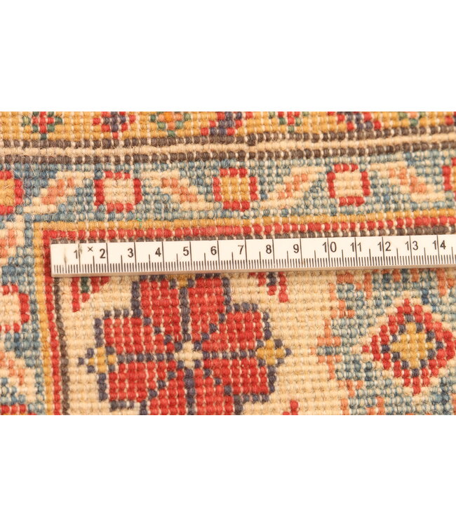 149x102cm Hand-Knotted Wool Kazak Rug – Authentic Oriental Carpet, Traditional Tribal Design, High-Quality Handmade Wool Rug