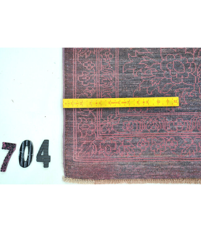 Vintage Rosa Handgeknüpfter Wollteppich, 301 x 248 cm, Kazak Blumenmuster