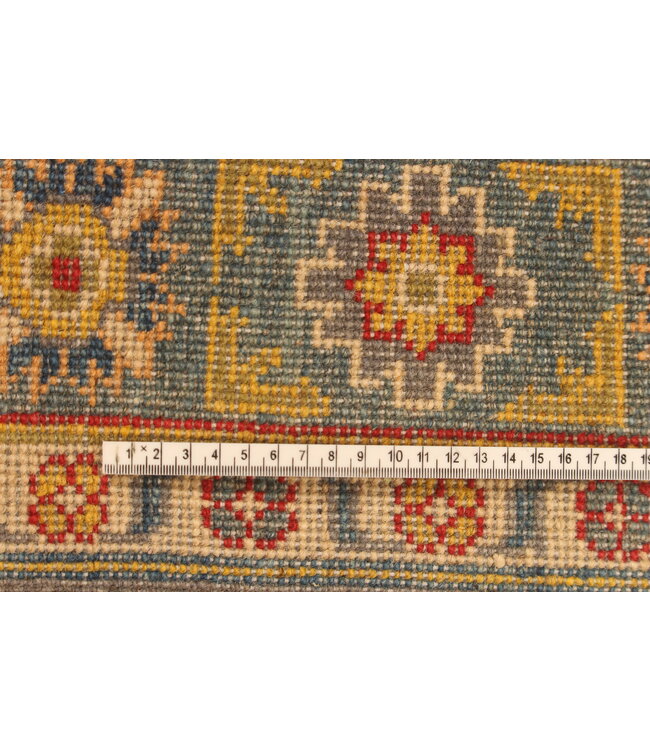 150x101cm Hand-Knotted Wool Kazak Rug – Authentic Oriental Carpet, Traditional Tribal Design, High-Quality Handmade Wool Rug