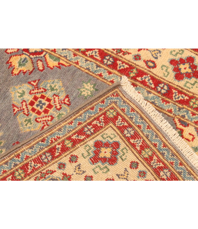 164x99cm Hand-Knotted Wool Kazak Rug – Authentic Oriental Carpet, Traditional Tribal Design, High-Quality Handmade Wool Rug