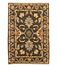Kelimshop 129x90cm Handgeknüpfter Woll Kazak Teppich – Authentischer Orientalischer Teppich, Traditionelles Tribal Design, Hochwertiger Handgefertigter Wollteppich