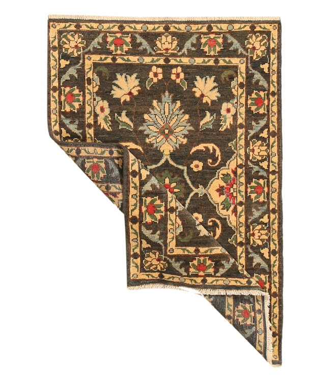 129x90cm Handgeknüpfter Woll Kazak Teppich – Authentischer Orientalischer Teppich, Traditionelles Tribal Design, Hochwertiger Handgefertigter Wollteppich