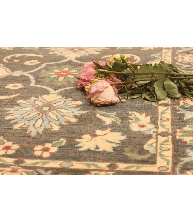 129x90cm Hand-Knotted Wool Kazak Rug – Authentic Oriental Carpet, Traditional Tribal Design, High-Quality Handmade Wool Rug