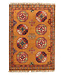 Kelimshop 141x97cm Handgeknüpfter Woll Kazak Teppich – Authentischer Orientalischer Teppich, Traditionelles Tribal Design, Hochwertiger Handgefertigter Wollteppich