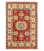 Kelimshop 148x100cm Hand-Knotted Wool Kazak Rug – Authentic Oriental Carpet, Traditional Tribal Design, High-Quality Handmade Wool Rug