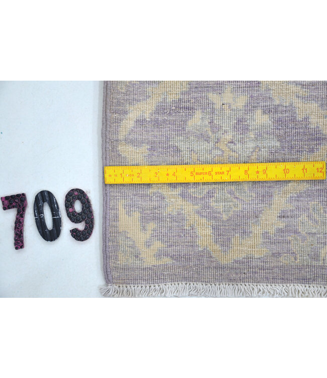 Lilac Ziegler Rug – Classic Diamond Floral Pattern – 266 x 179 cm