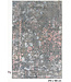 Grau Rosa Vintage 290 x 188 cm – Handgeknüpfter Wollteppich