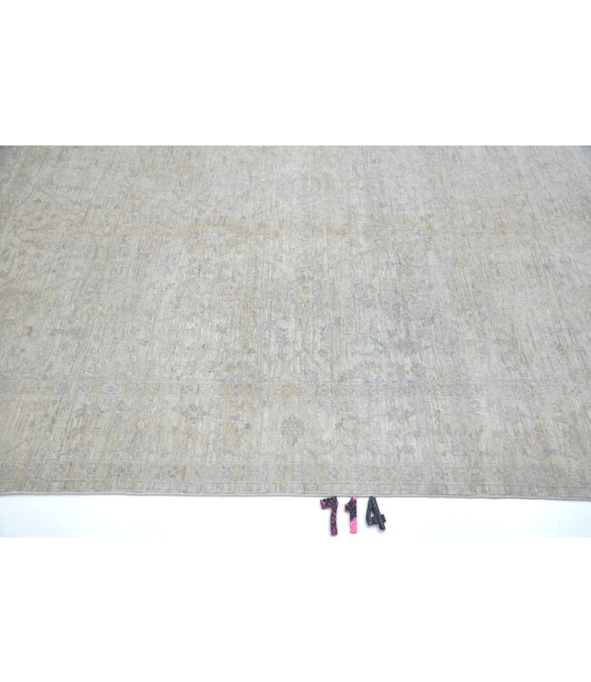 Light Grey Ziegler 237 x 164 cm – Hand-Knotted Wool Ru