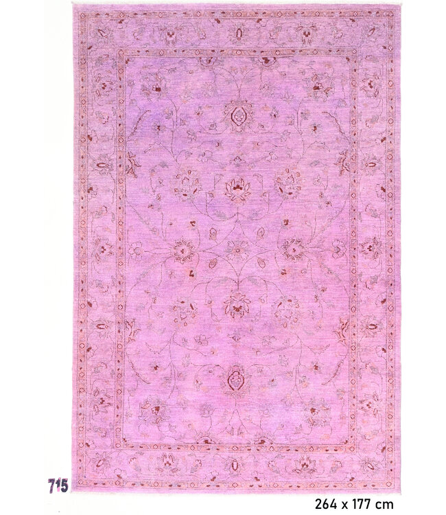 Roze Ziegler 264 x 177 cm – Handgeknoopt wollen vloerkleed