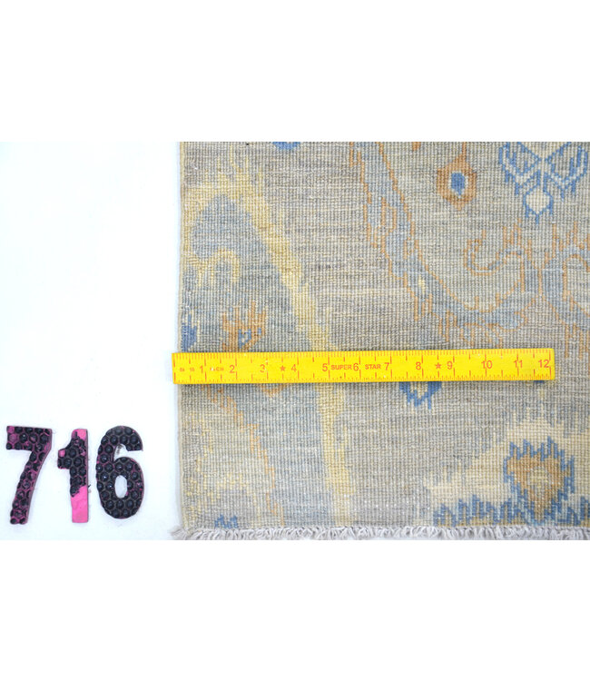 Blue-Beige Gabbeh 271 x 183 cm – Hand-Knotted Wool Rug