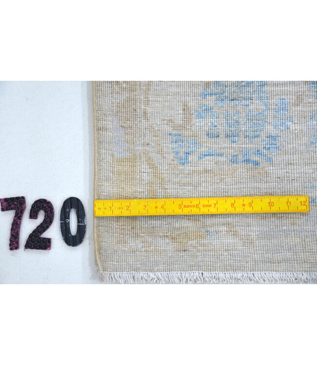 Lichtblauw-Beige Ziegler 293 x 193 cm – Handgeknoopt wollen tapijt met klassiek motief