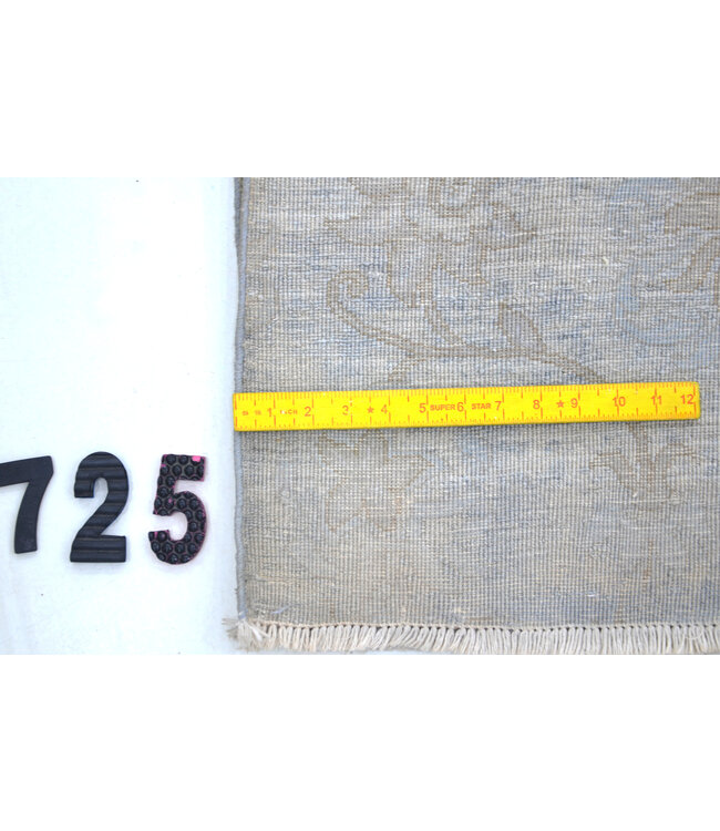 Vintage Beige Tapijt | Ziegler Patroon | 296 x 237 cm | Handgeknoopt Wollen Vloerkleed