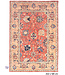 Vintage Rode Tapijt | Kazak Patroon | 242 x 168 cm | Handgeknoopt Wollen Vloerkleed