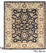 Antique Black Rug | Kazak Pattern | 175 x 152 cm | Hand-Knotted Wool Carpet