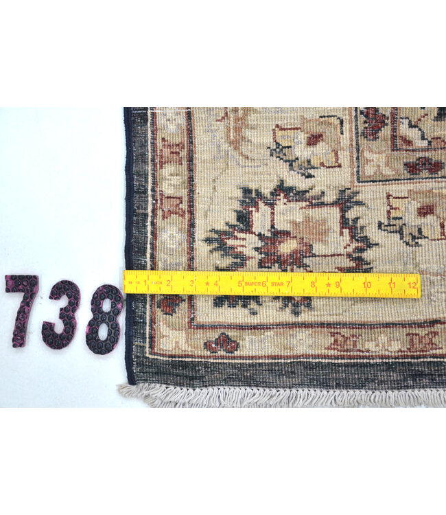 Antique Black Rug | Kazak Pattern | 175 x 152 cm | Hand-Knotted Wool Carpet