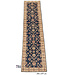 Navy Blue & Beige Ziegler Runner – Hand-Knotted – 290 x 077 cm – Wool