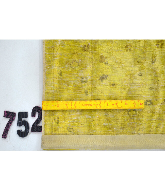 Handgewebter Wollteppich - Ziegler Muster - 131 x 090 cm - Gelbe Töne