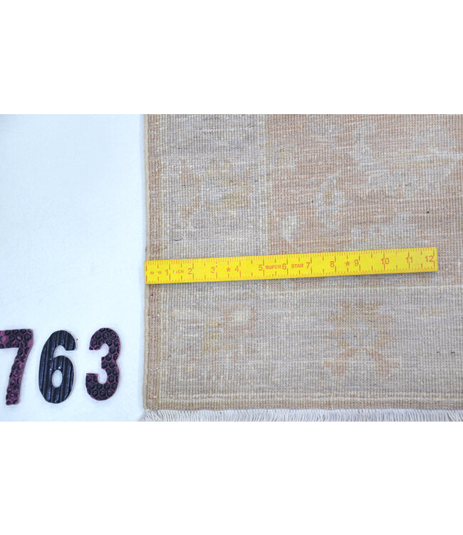 Lichte Beige Ziegler Loper – 286 x 77 cm – Handgeknoopt van Wol