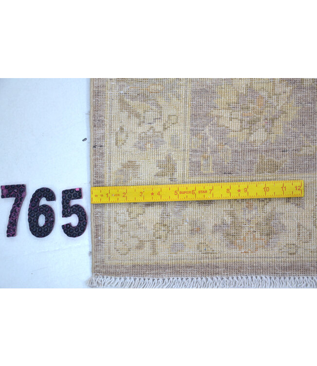 Long Lilac-Beige Ziegler Runner – 287 x 074 cm – Hand-Knotted Wool