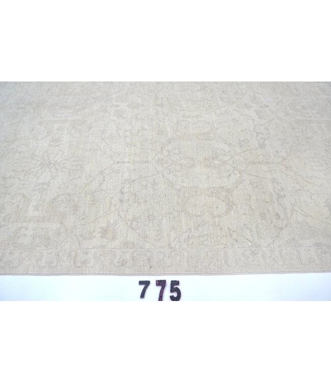 Beige Ziegler Rug - 295 x 197 cm - Hand Knotted, 100% Wool