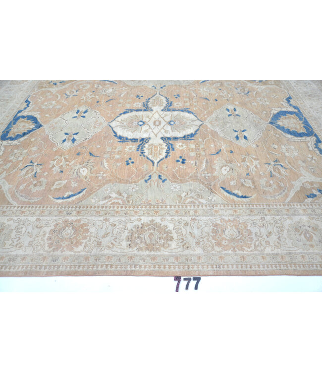 Ziegler Wollteppich - 353 x 270 cm - Handgeknüpft im Persischen Design