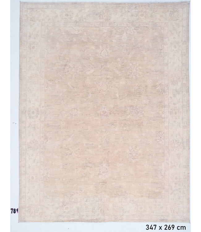 Ziegler Tapijt - Vintage Ontwerp | Handgeknoopt Wol - 347x269 cm