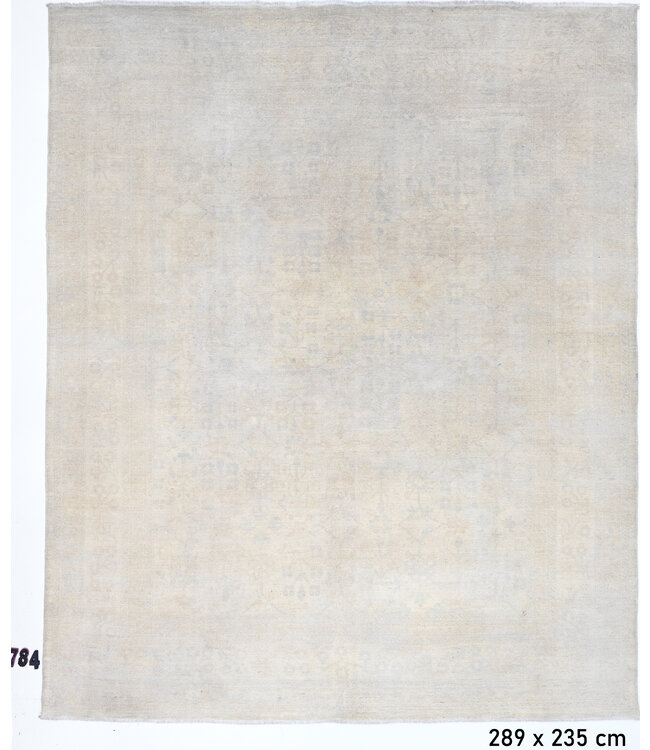 Lichtgrijs Ziegler Tapijt – Handgeknoopt – 289 x 235 cm – Wol