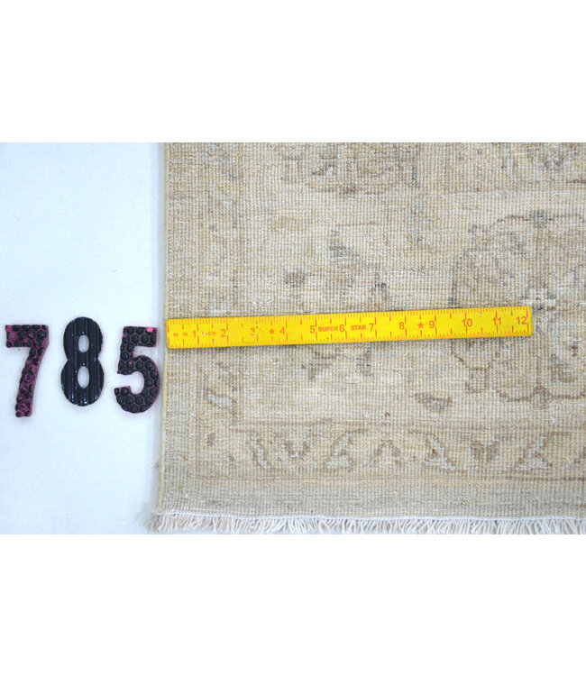 Beiges Ziegler Teppich – Handgeknüpft – 240 x 197 cm – Wolle