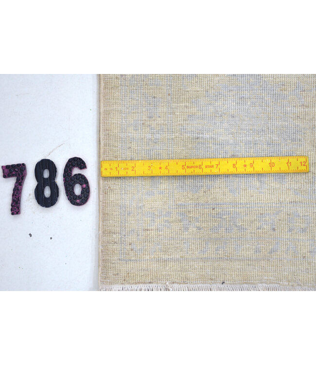 Modern Blue-Beige Ziegler Rug – Hand-Knotted – 293 x 233 cm – Wool