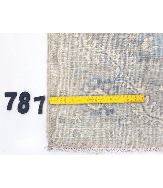 Classic Beige-Turquoise Ziegler Rug – Hand-Knotted – 239 x 165 cm – Wool