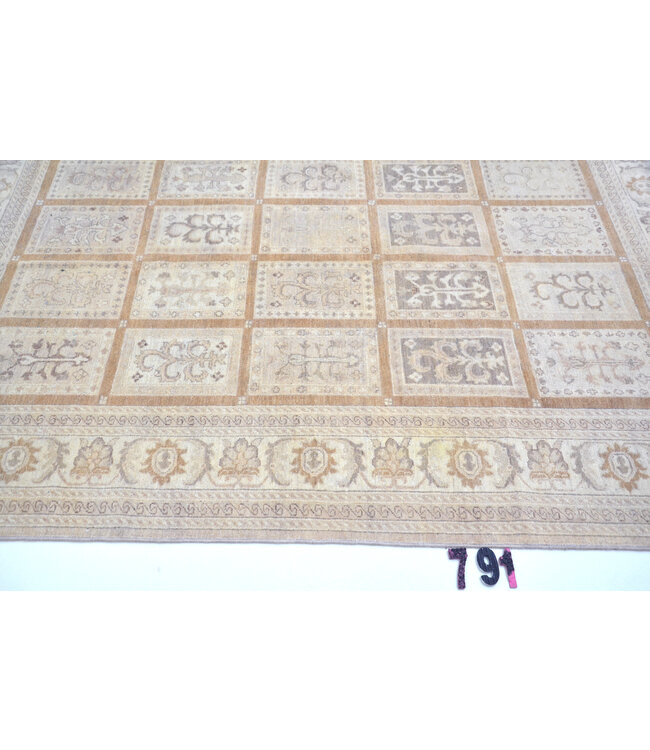 Oosters Blokkenpatroon Tapijt – 232 x 160 cm – Handgeknoopt Wol