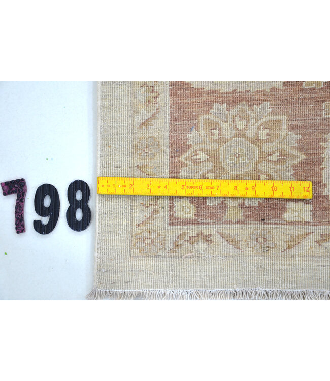 Hand-Knotted Ziegler Rug - 235 x 195 cm - Wool, Classic Floral Pattern