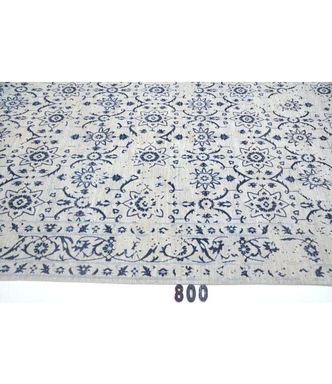 Blue Ziegler Hand-Knotted Wool Rug - 305 x 195 cm