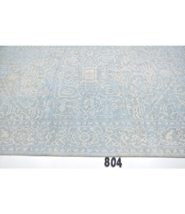 Hellblau | Ziegler Muster | Abmessungen: 283 x 197 cm