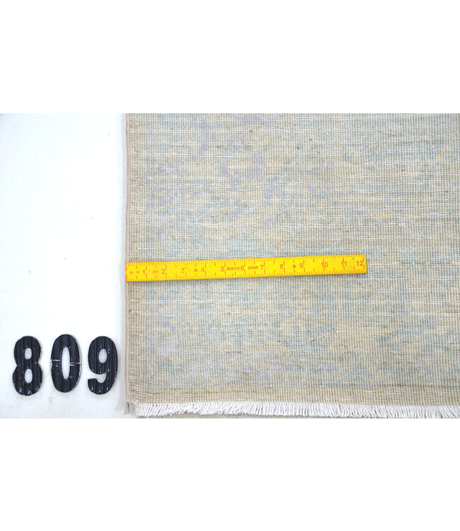 Ziegler Teppich in Hellblau – 239x169 cm – Handgeknüpfter Wollteppich mit sanfter Eleganz