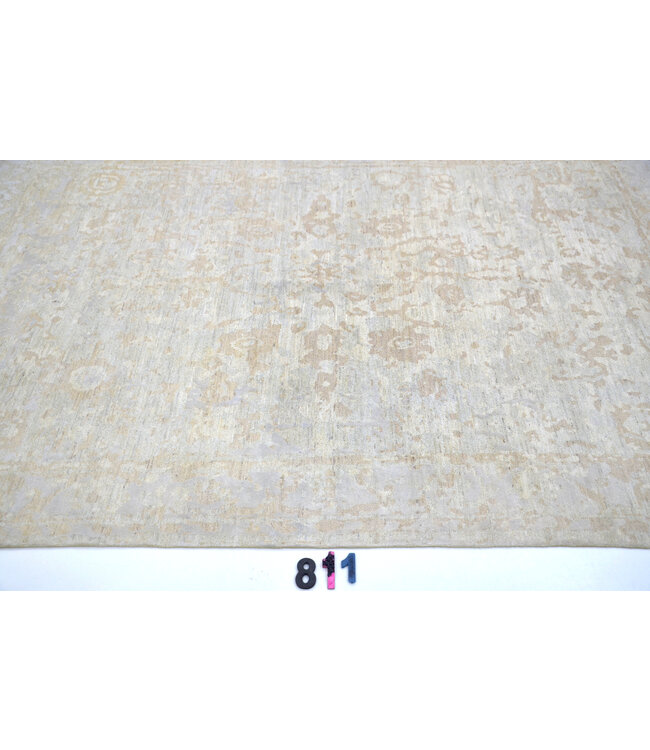 Beige Antique Pattern – 235 x 162 cm – Hand-knotted Wool Rug