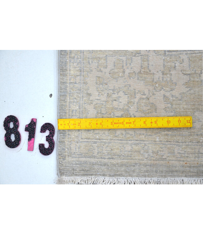 Grijs-beige Ziegler patroon – 238 x 172 cm – Handgeknoopt wollen vloerkleed