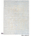 Hellblau-Beiges Ziegler Teppich – Klassisches Blumenmuster – 234 x 170 cm