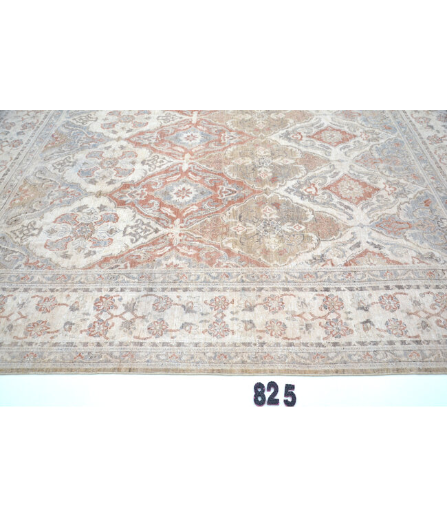 Zandkleurig Ziegler Tapijt – Handgeknoopt Wol – 294 x 241 cm