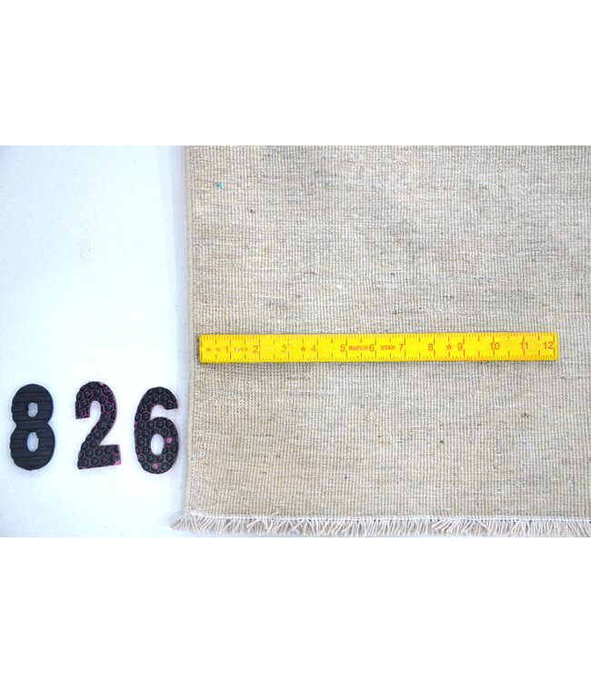 Beige Modern Rug – Hand-Knotted Wool – 303 x 245 cm